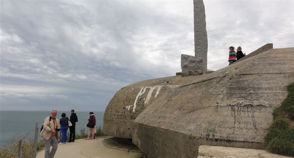 La pointe du Hoc en Normandie